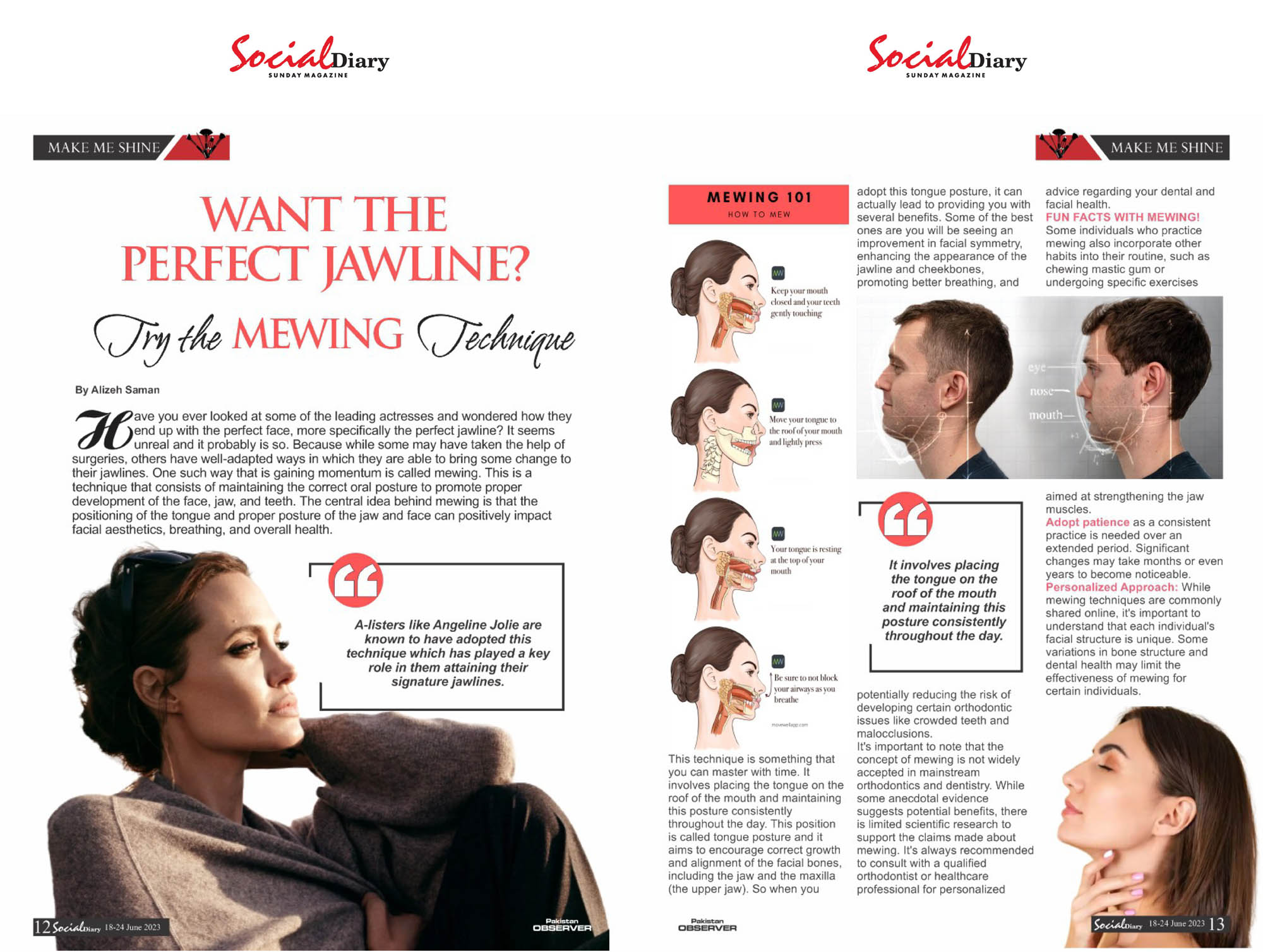 Can 'mewing' really improve your jawline and sleep? The experts, mewing