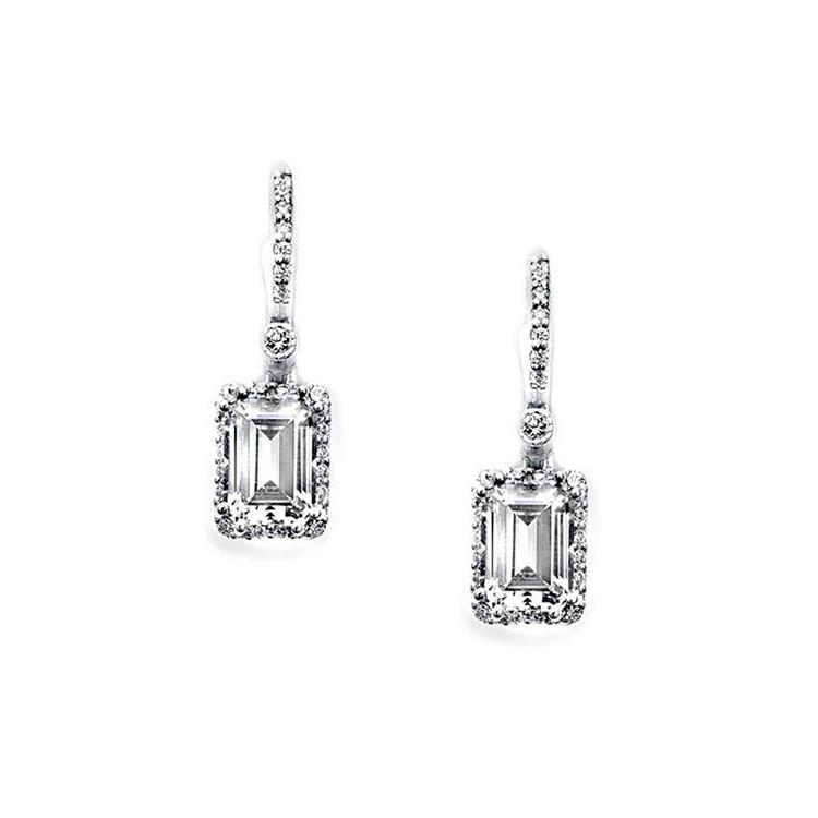 Emerald Cut Diamond Earrings, Marquise Diamond Dangle & Drop Earrings, 18k  Gold Diamond Emerald Earrings, Wedding Diamond Certified Jewelry - Etsy