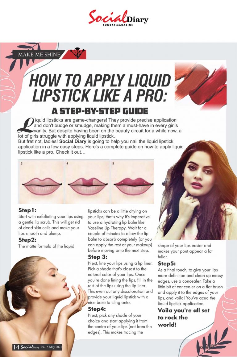 How To Apply Liquid Lipstick Like A Pro A Step By Step Guide Social Diary