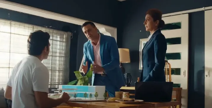 Adnan Jaffar, Laila Wasti and Shehroz Sabzwari in the film