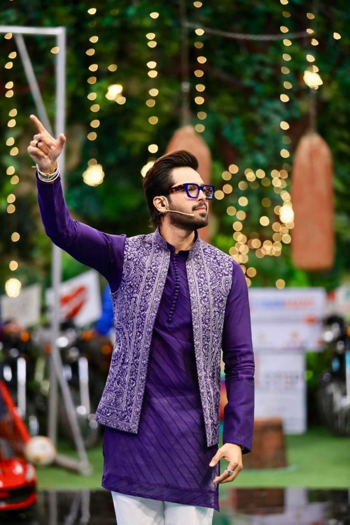 Fahad Mustafa's Fashion Frenzy: Vibrant Ensembles