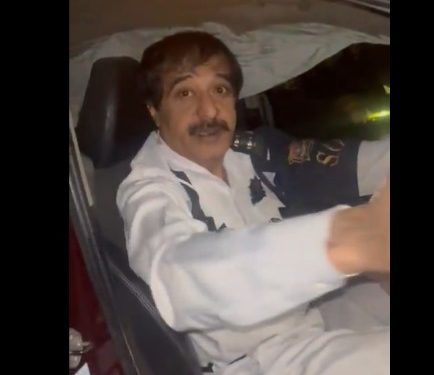 A traffic warden allegedly driving under the influence crushed a man to death near Ocean Mall in Karachi on New Year's night.