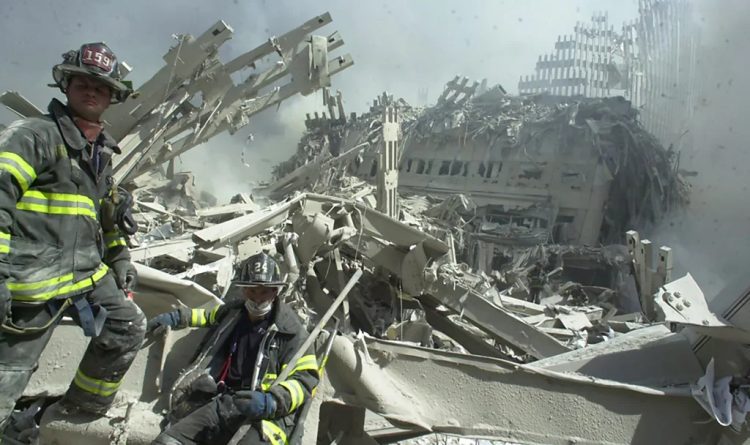 Many first responders to the 9/11 attacks went without equipment that would have protected them from the dust and smoke at Ground Zero (Credit: Getty Images)