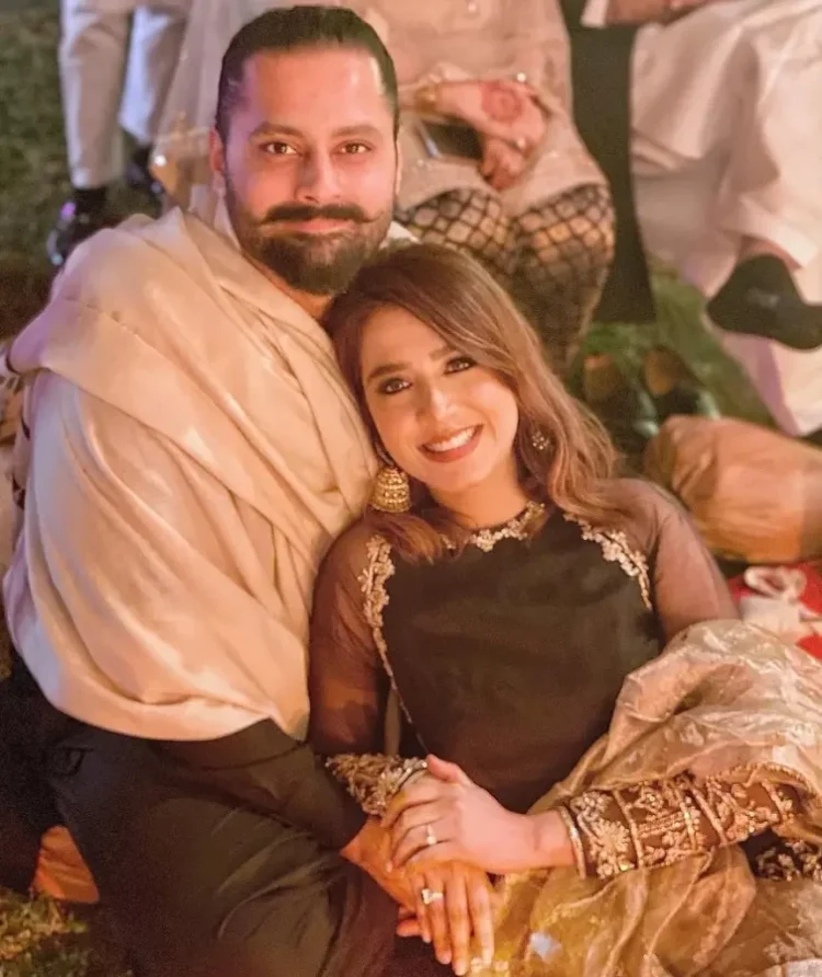 Mansha Pasha with Jibran Nasir